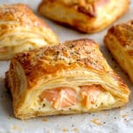 Feuilletés au saumon et fromage