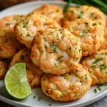 Cookies salés aux crevettes et citron vert