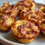Bouchées au lardons et comté