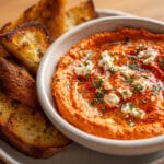 Tartinade de Noël aux Poivrons Grillés et Feta