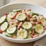 Courgettes Façon Carbonara à la Vache qui Rit