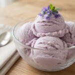Crème glacée violette