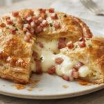 Feuilleté au Camembert et Lardons