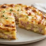 Gâteau de Raclette au Jambon