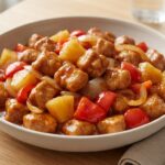 Porc à l’Ananas et Sauce Aigre-Douce