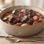 Joues de bœuf au vin rouge