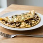 Omelette aux cèpes